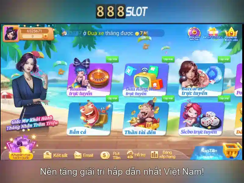 Danh sách trò chơi slot nổi bật