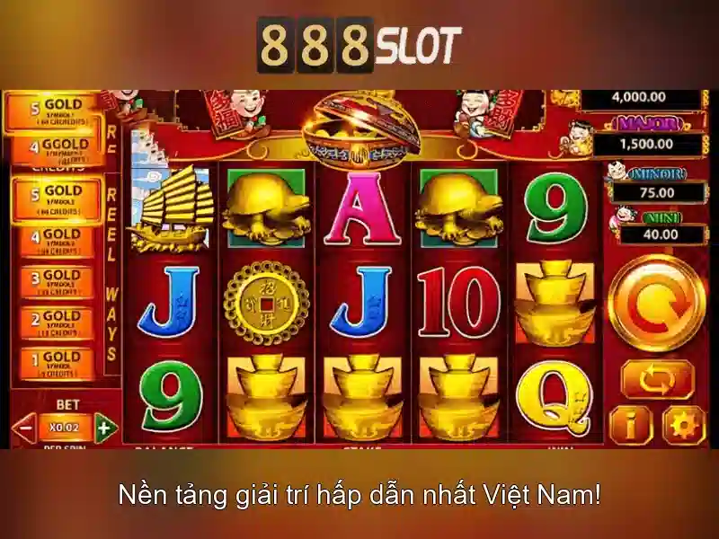 Trải nghiệm slot trực tuyến tại 888Slot